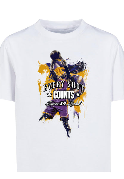 MT Every Shot Counts Tee - white 134/140