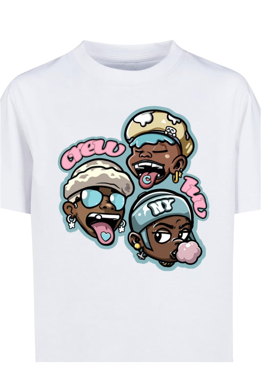 MT Forever Crew Luv Tee - white 134/140