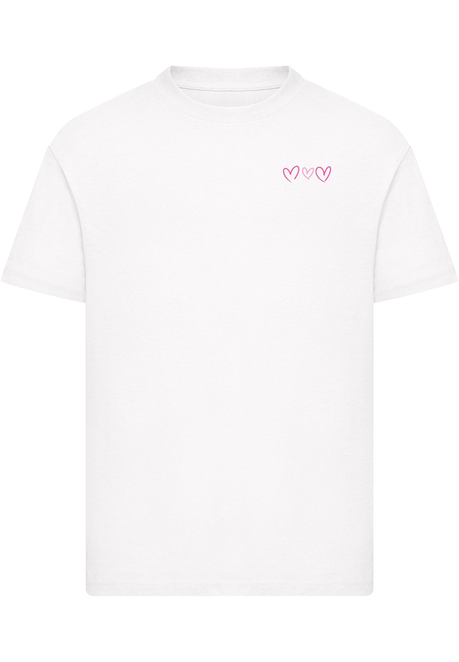 MT Kids Always Trust Your Heart Tee i färgen vit framifrån mot ljus bakgrund