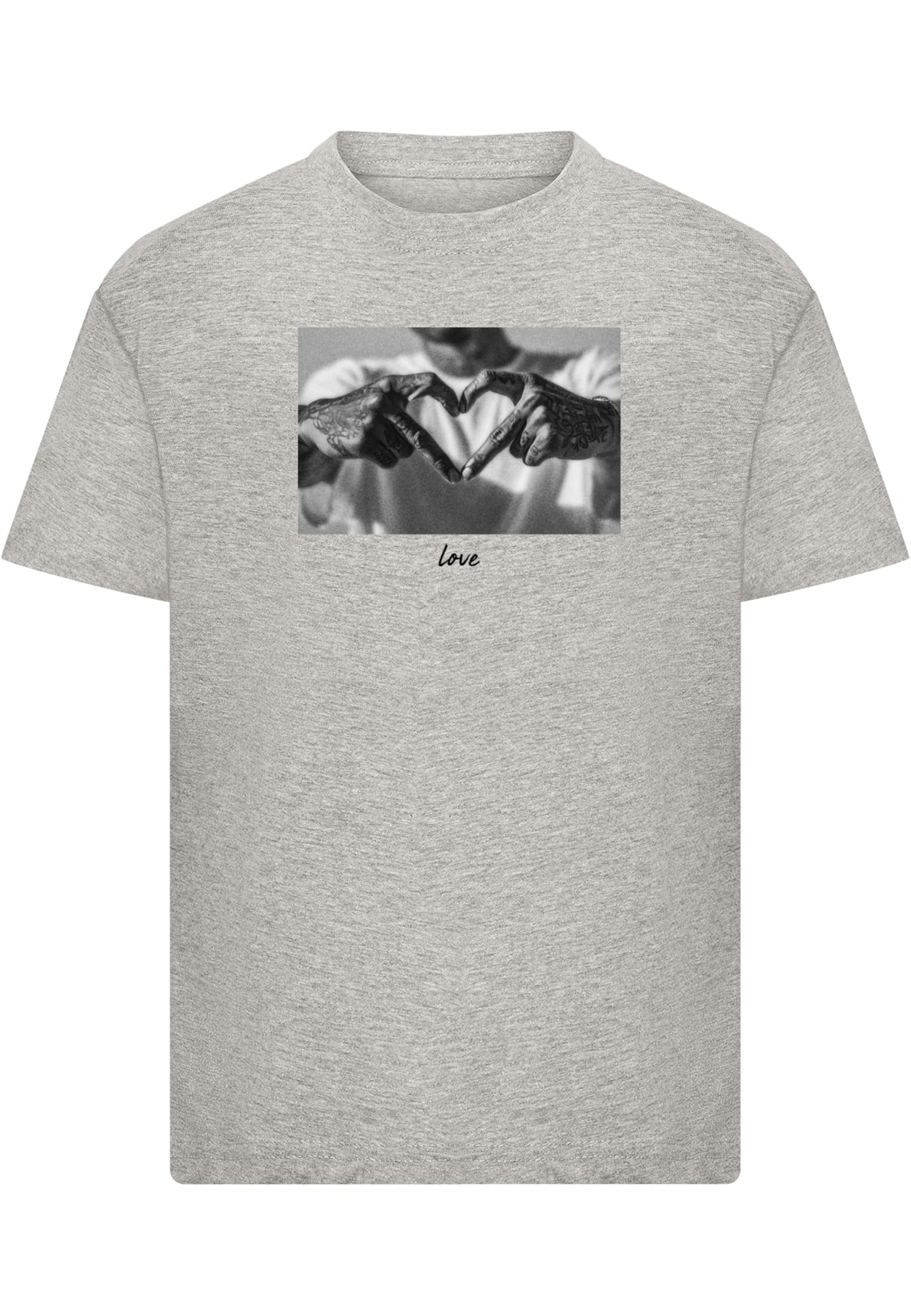 MT Kids Heart Sign Tee - gray 110/116