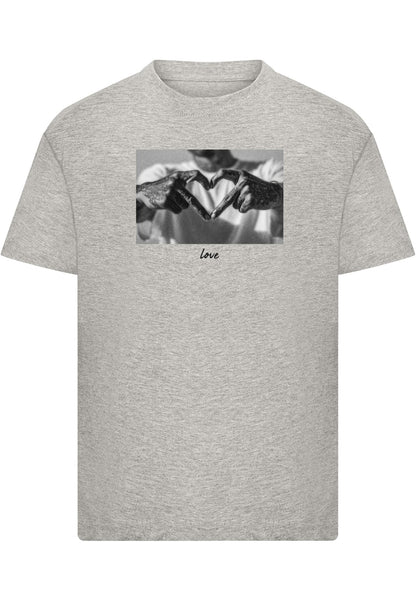 MT Kids Heart Sign Tee - gray 110/116