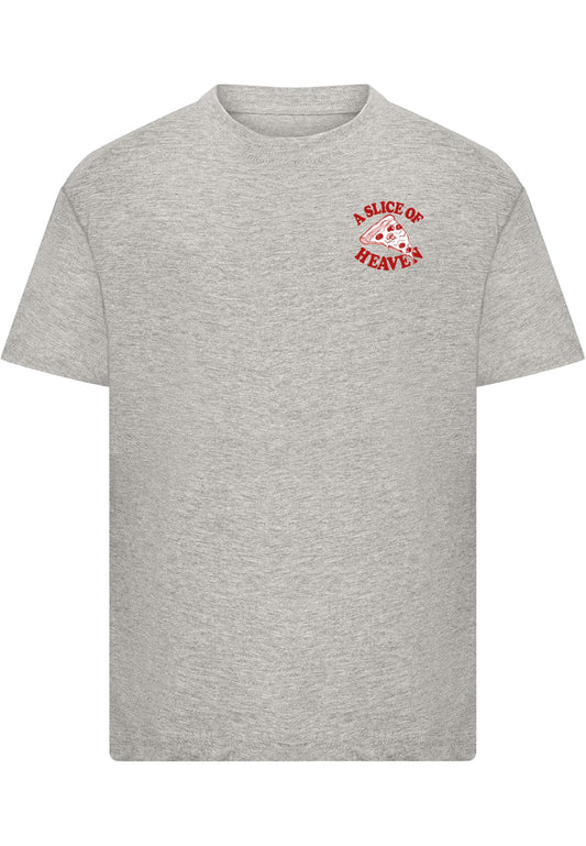 MT Kids Slice Of Heaven Pizza Tee - gray 110/116