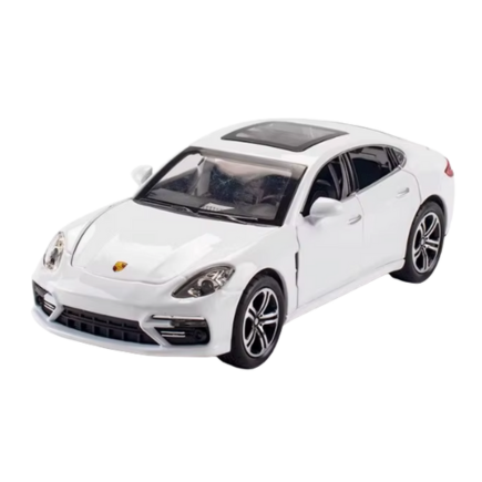 Sportbil Fyrdörrars Premium Mini Bilmodell - Skala 1:32 Med Ljud & Ljus