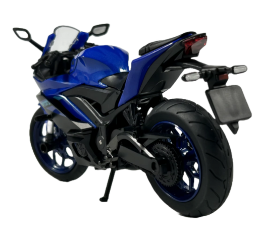 Motorcycle Premium Mini MC Model - Scale 1:12 Luminous Lights - Blue