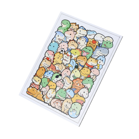 Dinosaurier Träpussel – Montessori Lärande för Barn