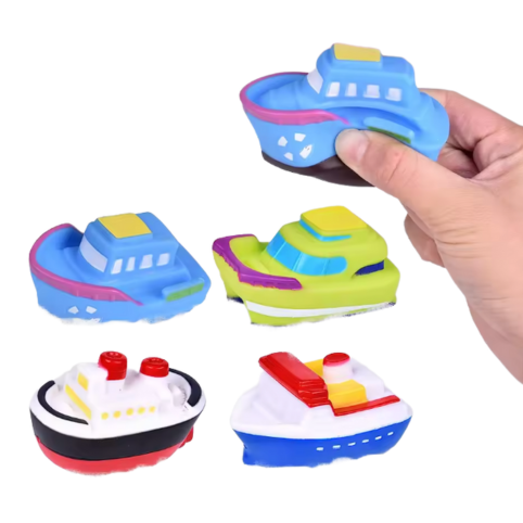 Badleksaker Båtar – 6 Båtar för Bad/Dusch