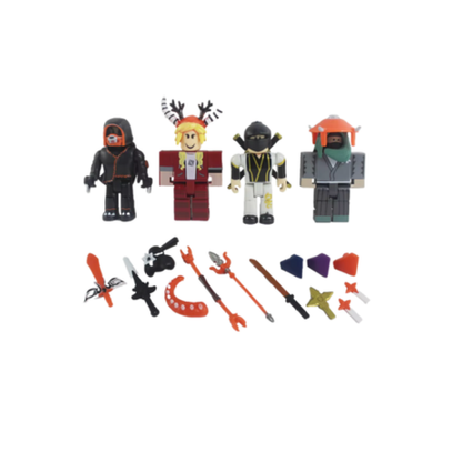 Leksaksfigurer med TV-spel-tema – 4 Figurer