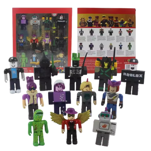 Leksaksfigurer TV-spel-tema – 12 Krigare