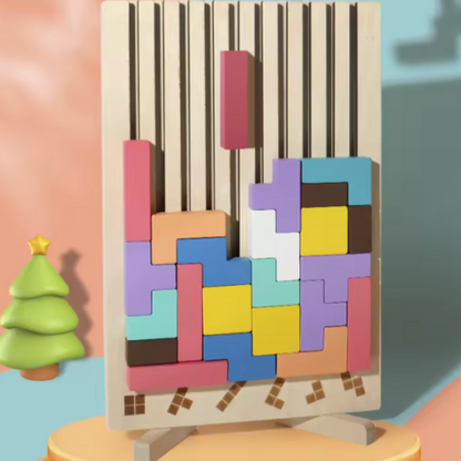 Vertikalt Pussel – Trä