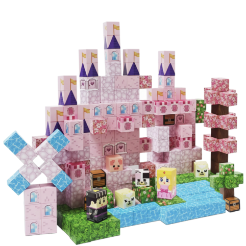 Magnetiska Byggklossar TV-spel-motiv - Sagoland 54 Bitar