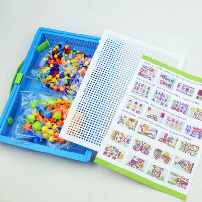 Montessori Hedgehog Piggsvin Motorikbräda – 296 Bitar