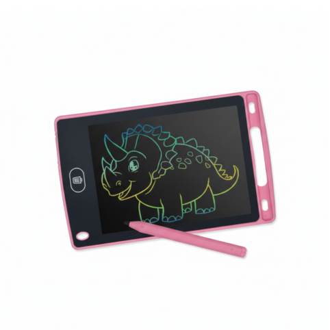 LCD Ritplatta för Barn – Digitalt Ritblock - 6,5 Tum - Rosa
