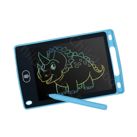 LCD Ritplatta för Barn – Digitalt Ritblock - 6,5 Tum - Blå