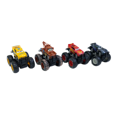 Monster Truck Leksaksmodeller –  McQueen & Vänner - 4 Bilar