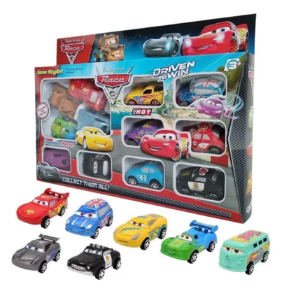 Leksaksbilar –  McQueen & Vänner - 12 Bilar