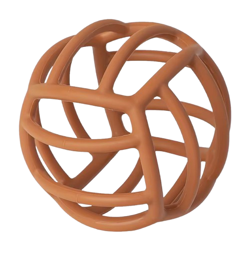 Bitleksak Silikonboll - Brun