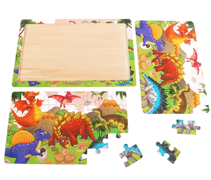 Montessori Pussel För Små Barn - Lek och Lärande i Ett