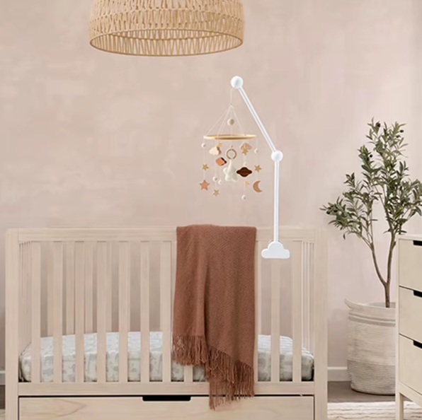 Babymobil med Rasselleksaker – Perfekt För Nyfödda & Upp Till 12 Månader