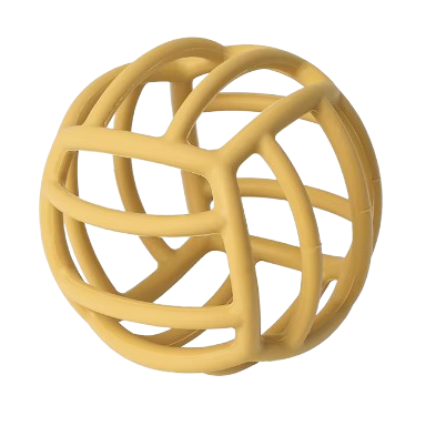 Bitleksak Silikonboll - Gul