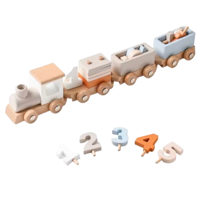 Montessori Wooden Train – Toy That Promotes Learning