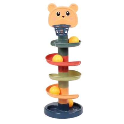 Ball Track and Stacking Tower – Fun &amp; Educational Toy for Children