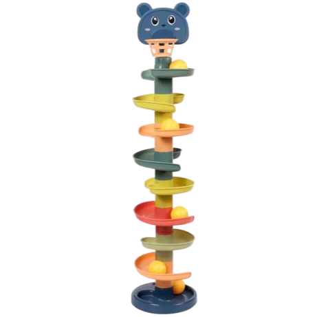 Ball Track and Stacking Tower – Fun &amp; Educational Toy for Children