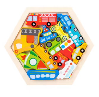 Montessori Wooden Puzzle for Toddlers