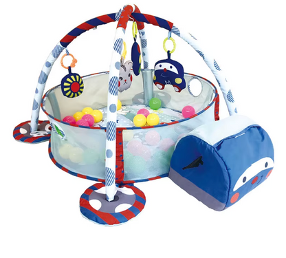 Babygym Sköldpadda Multifunktionellt med Vägg & Leksaker