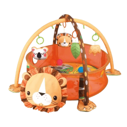Babygym Djur Multifunktionellt med Vägg & Leksaker