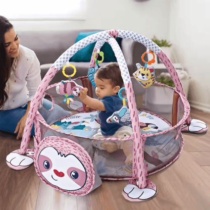 Babygym Djur Multifunktionellt med Vägg & Leksaker