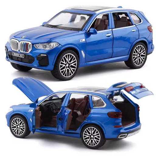 Lyx SUV Aluminium Bilmodell - Skala 1:32 med Ljud & Ljus