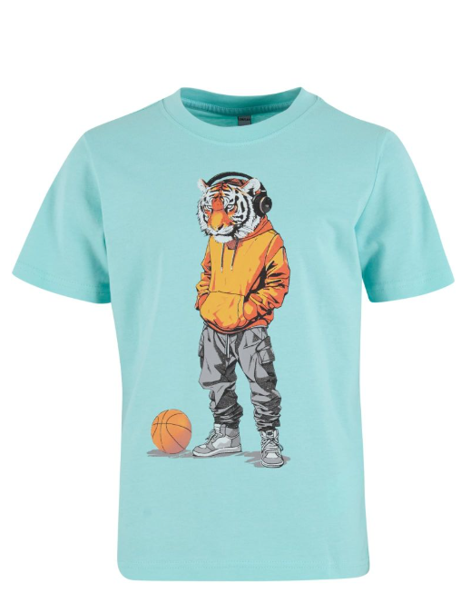 MT Kids Tiger Sports Tee - mint 110/116