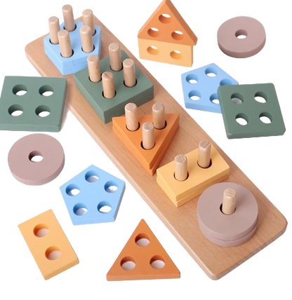 Montessori - Stapelklossar