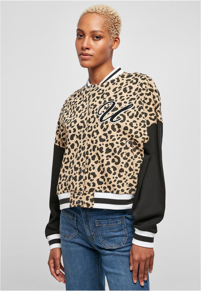 UC AOP Oversized College Sweat Jacket