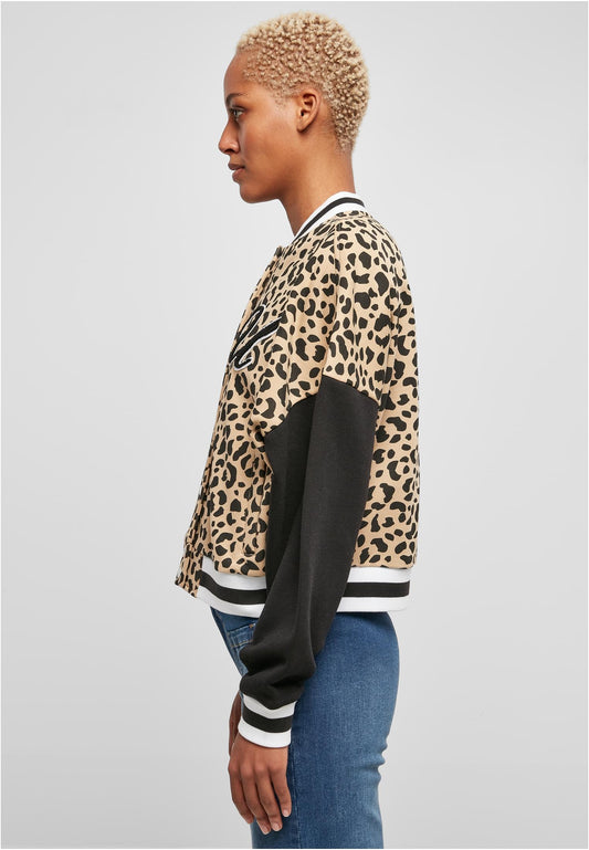 UC AOP Oversized College Sweat Jacket