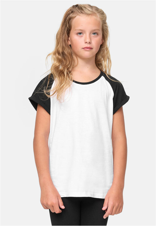 UC Girls Contrast Raglan Tee