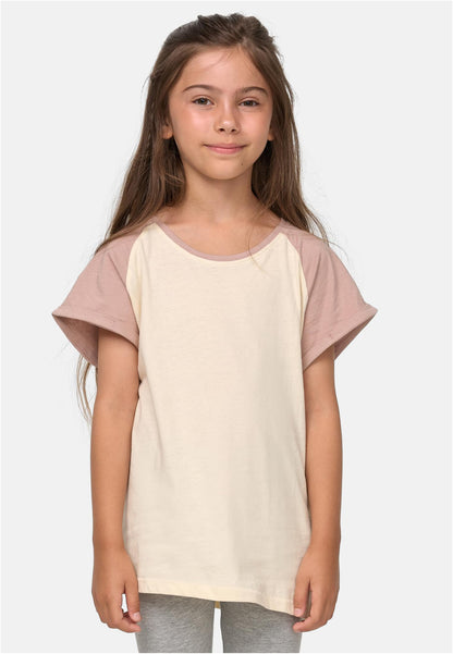 UC Girls Contrast Raglan Tee