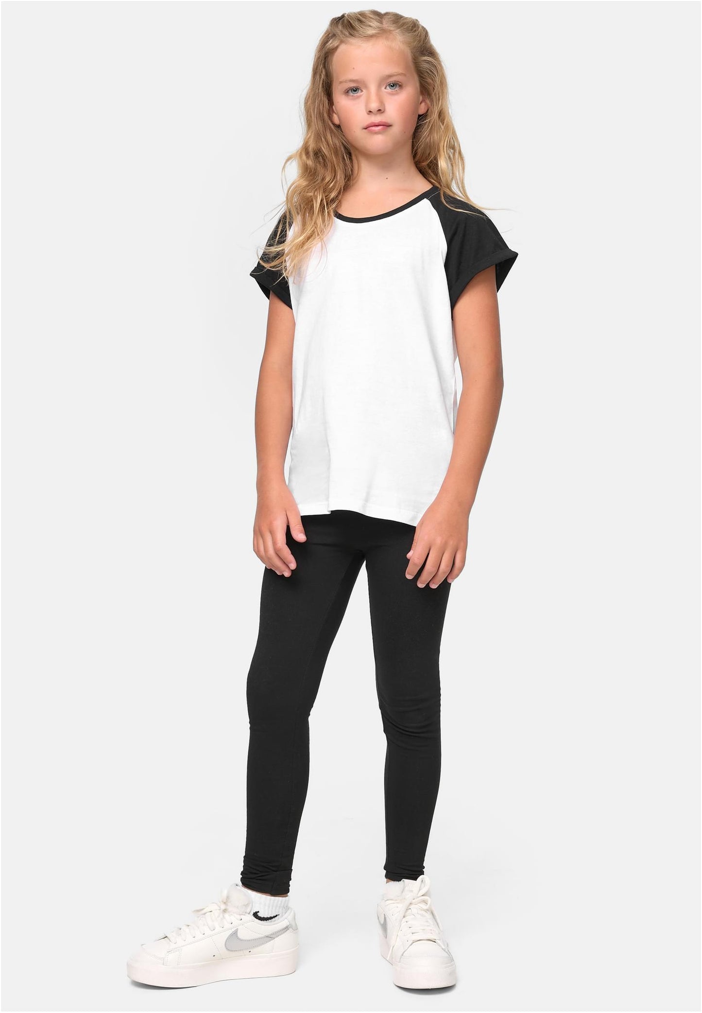 UC Girls Contrast Raglan Tee
