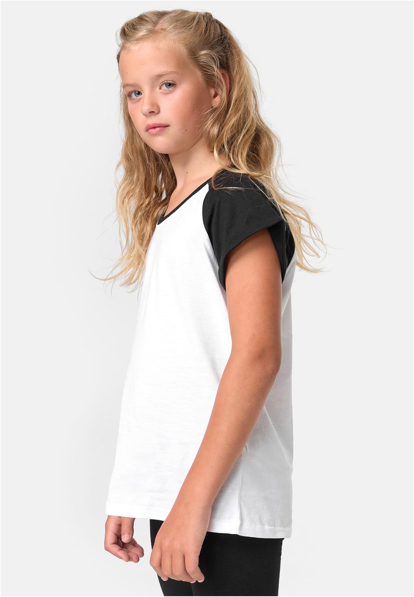 UC Girls Contrast Raglan Tee