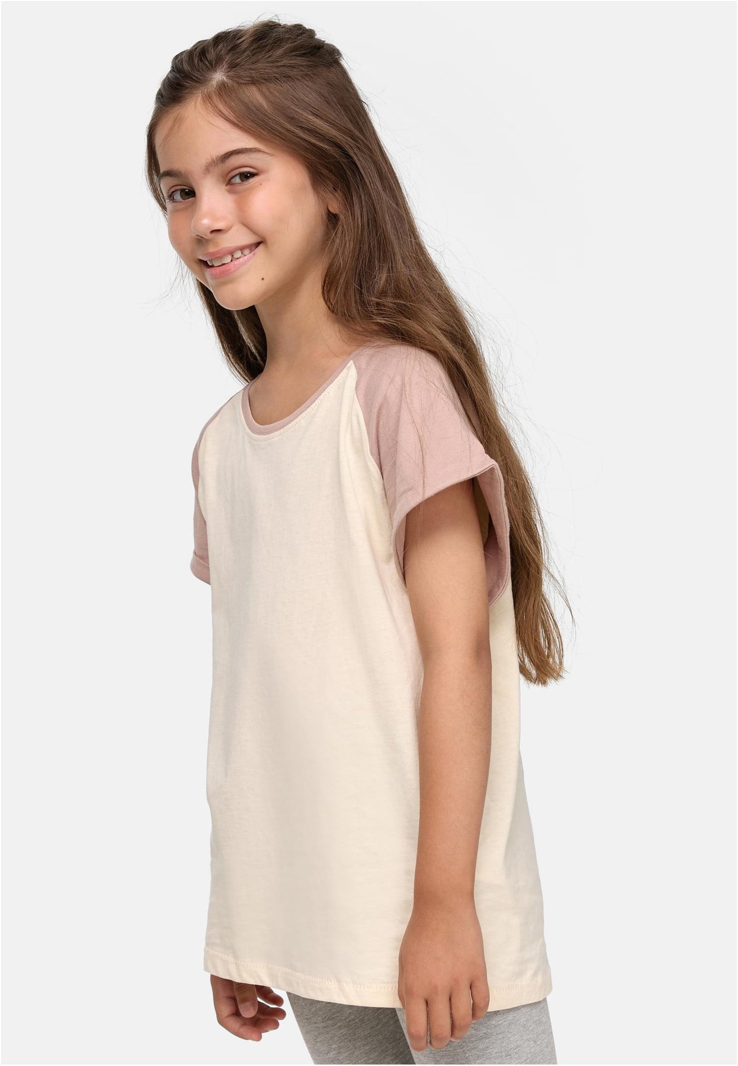 UC Girls Contrast Raglan Tee