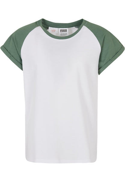 UC Girls Contrast Raglan Tee