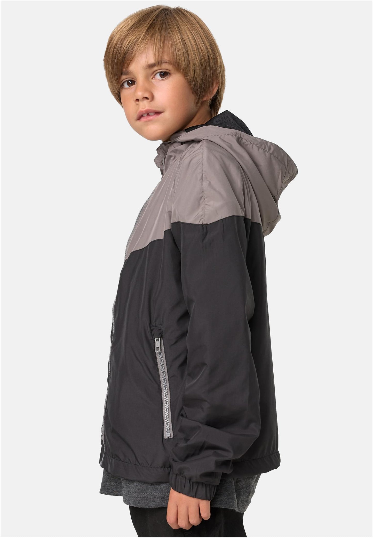 UC Boys 2-Tone Tech Windrunner - black 122/128