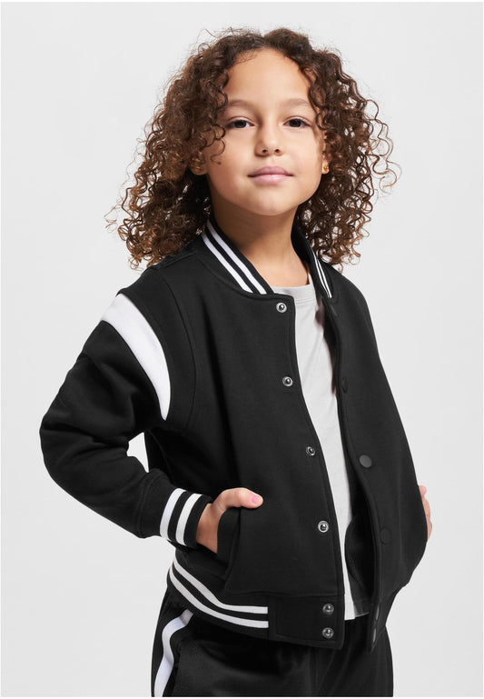 UC Boys Inset College Sweat Jacket - black 110/116