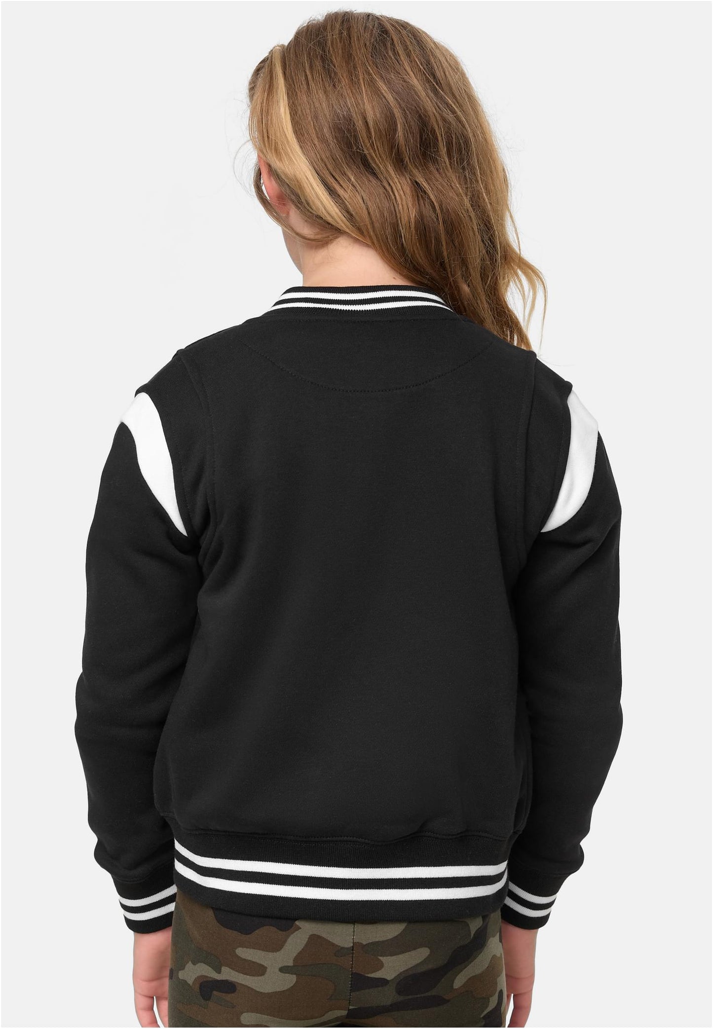 UC Girls Inset College Sweat Jacket black 146/152