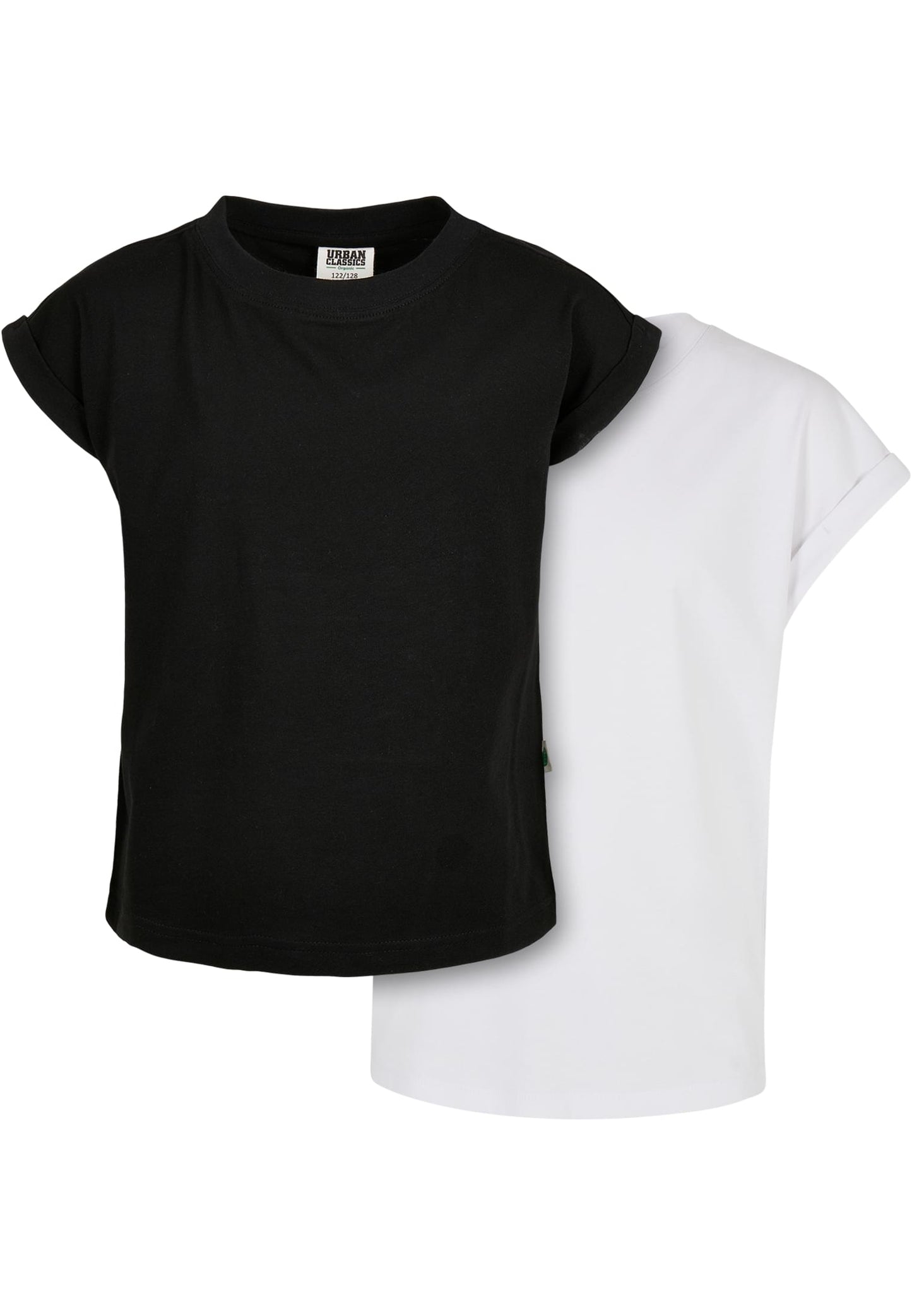 UC Girls Organic Extended Shoulder Tee 2-Pack
