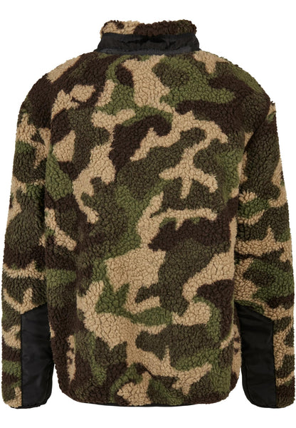 UC Boys Sherpa Jacket - green-camo 158/164
