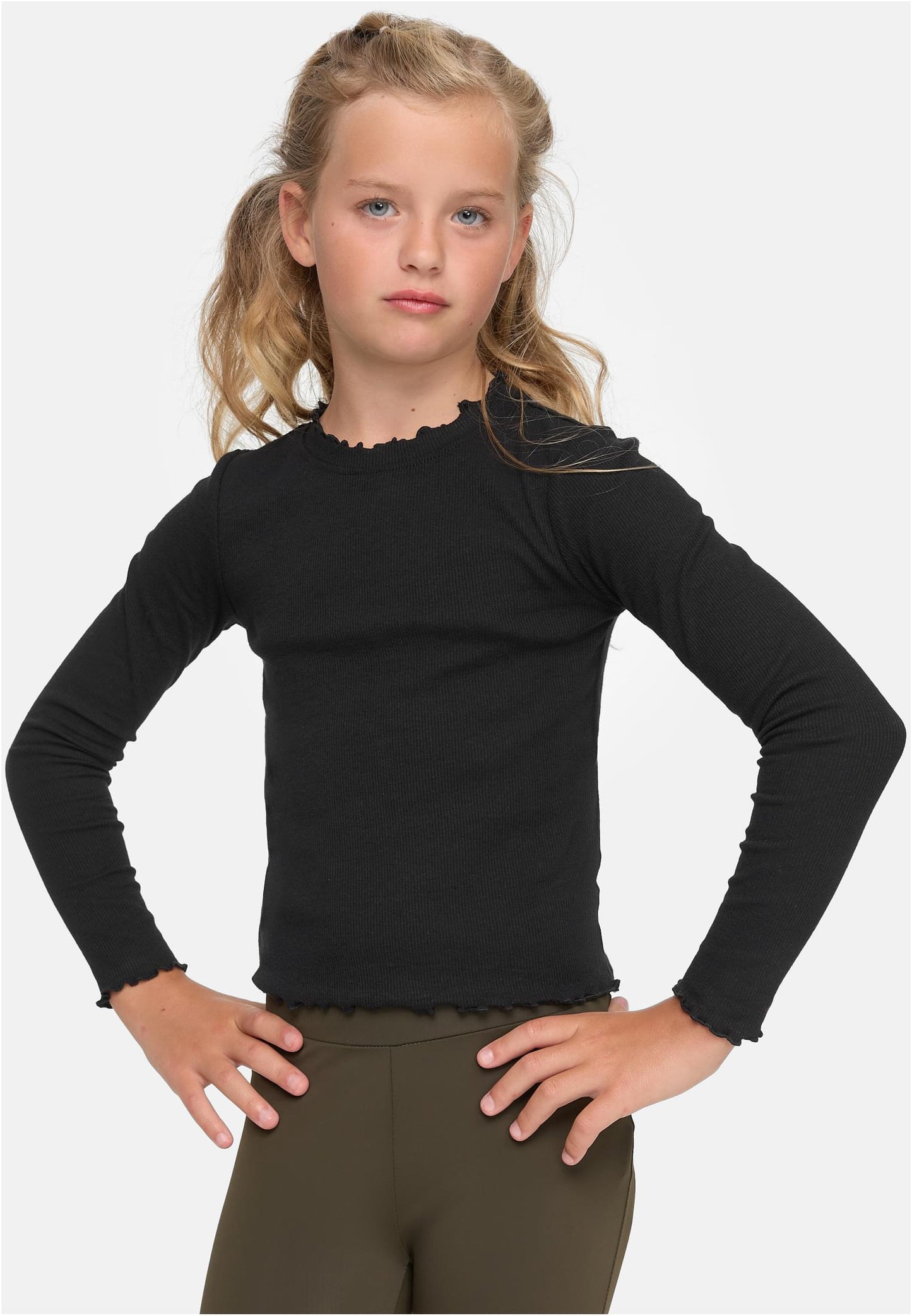 UC Girls Short Rib Longsleeve