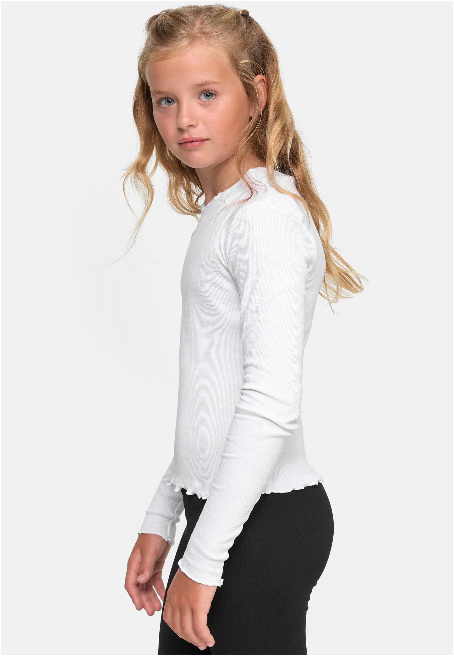 UC Girls Short Rib Longsleeve