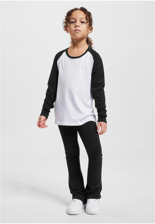 Girls Contrast Raglan Longsleeve 2-Pack white/pink+white/black 158/164 - white/pink+white/black 134/140