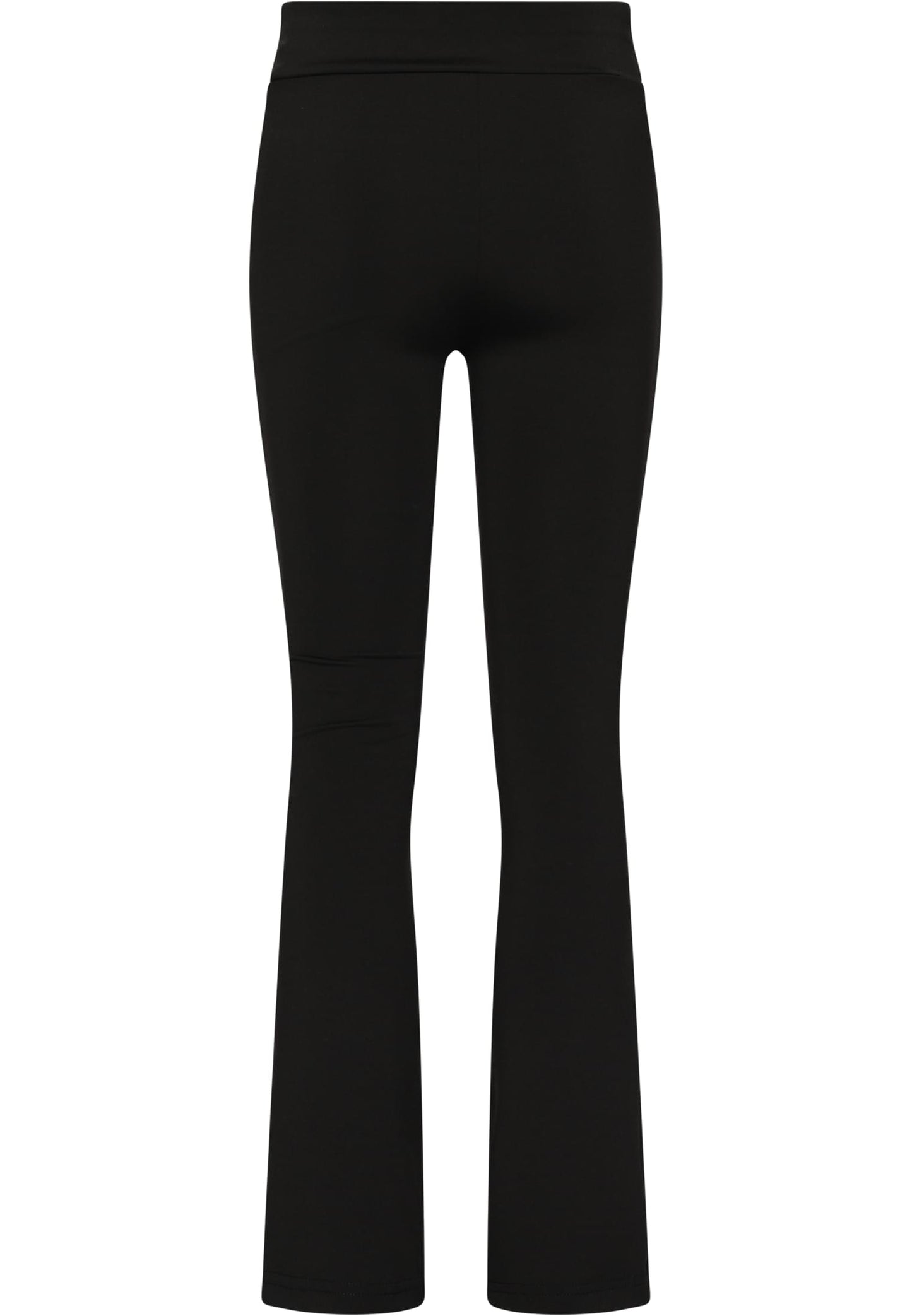 Girls Recycled High Waist Flared Leggings black 158/164